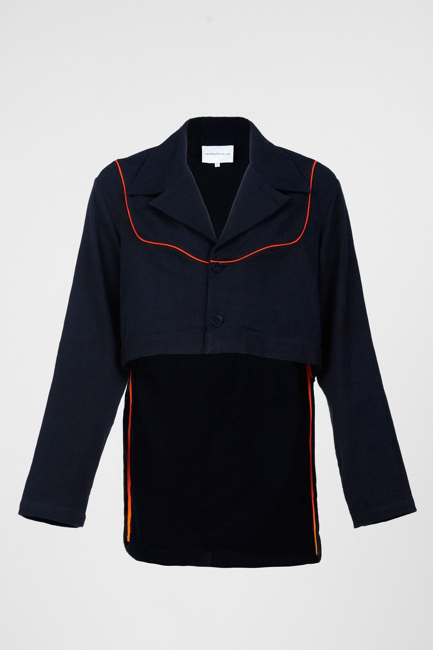 Yoke line reversible crop tail jacket Outerwear New LaurenceAirline 